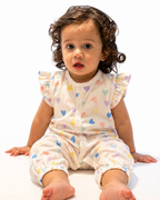 100% Cotton Flutter Hearts Baby Romper Set (Pack of 2)