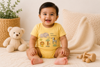 100% Cotton Safari Print Baby Onesie