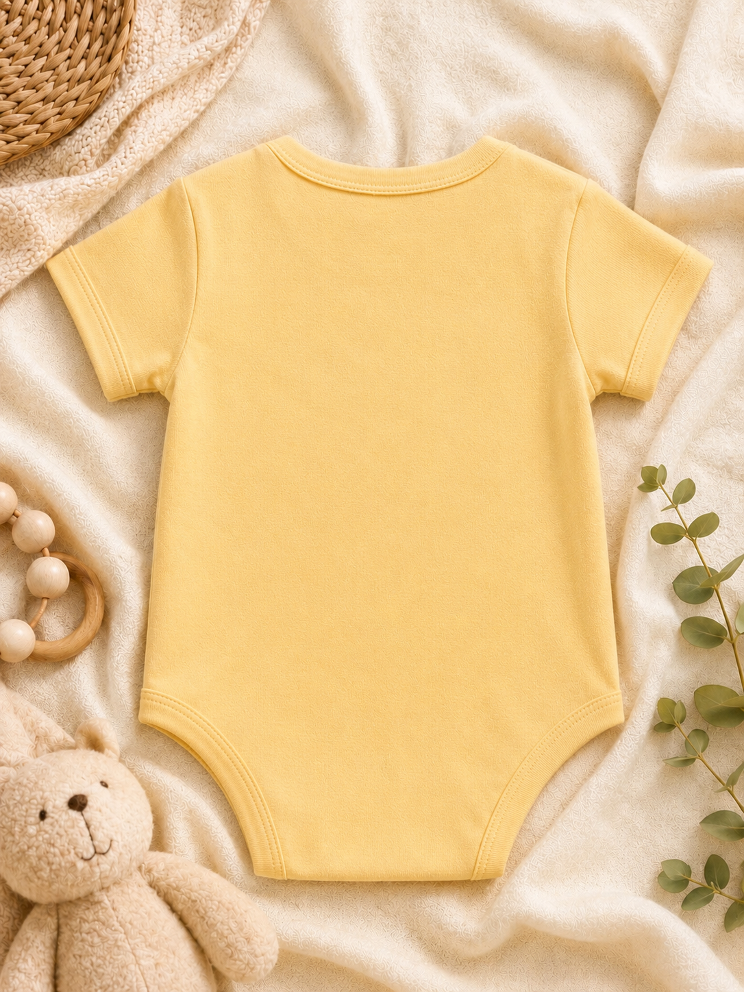 100% Cotton Safari Print Baby Onesie